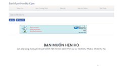Desktop Screenshot of banmuonhenho.com