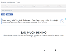 Tablet Screenshot of banmuonhenho.com